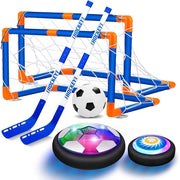USB ricaricabile Hockey calcio palla bambini set di giocattoli con luce led