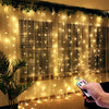 3M x 1M LED tenda fata stringa luci nozze partito decorazione di Natale