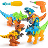 Smontate i giocattoli a forma di dinosauro per bambini con il trapano elettrico