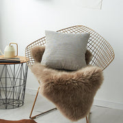 45x45cm spessore Corduroy Corn Stripe Cushion Cover Sofa Decorazione