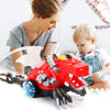 Simulazione elettrica Spray Dinosauro Robot bambini giocattolo con luce suono