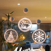 Lampada a LED per finestre per decorazioni di Natale, matrimonio e festa