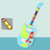 Kids Rockin Guitar Performer con luce e suono musicale strumento elettronico regalo giocattolo
