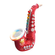 Bambini simulazione sassofono elettrico strumenti musicali a fiato giocattoli educativi