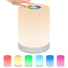 USB Touch Control LED Night Light Lampada da comodino intelligente regolabile multicolore