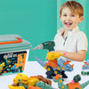 Bambini fai da te rimovibile montaggio elettrico trapano vite Dinosauro giocattolo modello