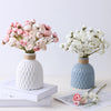 Mini Bouquet Artificiale Piccolo Tea Rose Decorazione Casa