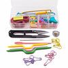 Set di accessori in plastica 56 pezzi PP Box Knitting Tool Kit