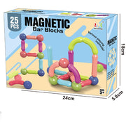 Bambini fai da te magnetico Stick Building Block Set Colore impilare giocattolo
