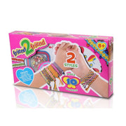 Bracciale String Beads Creazione di gioielli Set giocattolo educativo fatto a mano fai-da-te per ragazze