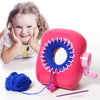 Plastica tessitura telaio per sciarpa cappello fai da te bambini mano magliaio giocattolo