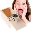 Spider Prank in legno Tricky Scare Box giocattolo per Halloween Party April Fools Day