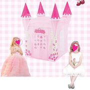 Kids Princess Castle Tent Play Toy Pieghevole Indoor Outdoor Game Playhouse Toys