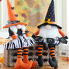 Halloween Gnomi senza volto bambola gambe lunghe nano ornamento partito decorazione da tavolo