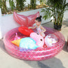 Piscina gonfiabile a forma di sirena per bambini in PVC 90 cm / 120 cm Giocattolo per piscina con palline per giochi d'acqua