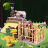 Smontaggio educativo per bambini Base di dinosauro Laboratorio manuale Set di giocattoli per scene di assemblaggio fai-da-te