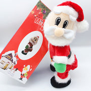 Christmas Electric Shaking Hips Babbo Natale peluche per bambini