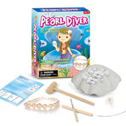 Set di giocattoli con braccialetto di conchiglie di perle assemblate fai-da-te per bambini