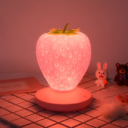 Comodino Cute Silicone USB 3 modalità Touch Strawberry Night Light