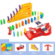 120 pezzi Domino Plane Rocket Toy Set di giocattoli educativi per bambini