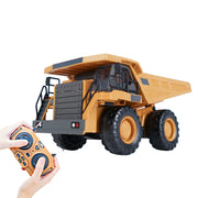 Giocattolo per autocarro con cassone ribaltabile per bulldozer per escavatore cingolato 2.4G RC per veicoli di ingegneria telecomandata per bambini