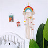 Ornamenti con nappe arcobaleno Decorazione da appendere alla parete con fermaglio per capelli per ragazze