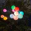 2 luci da palo a LED Firefly impermeabili solari da giardino