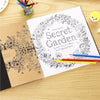 Giardino segreto/Mandala Libro da colorare di pittura a mano per adulti con decompressione