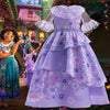 Costume da festa per bambini Vestito da principessa per ragazze Encanto Isabela Costume Party Fancy Dress