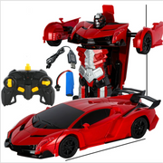 Bambini telecomando deformazione auto giocattolo elettrico Drift 1:14 Robot King Kong giocattolo