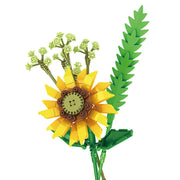 5pcs DIY 3D Flower Toy Puzzle Blocchi di bouquet di fiori creativi