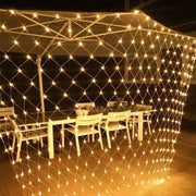 Luci a LED per esterni a rete a energia solare per patio in cortile