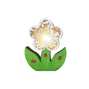Creative Flower & Bunny Artigianato in legno Scava fuori gli ornamenti pasquali